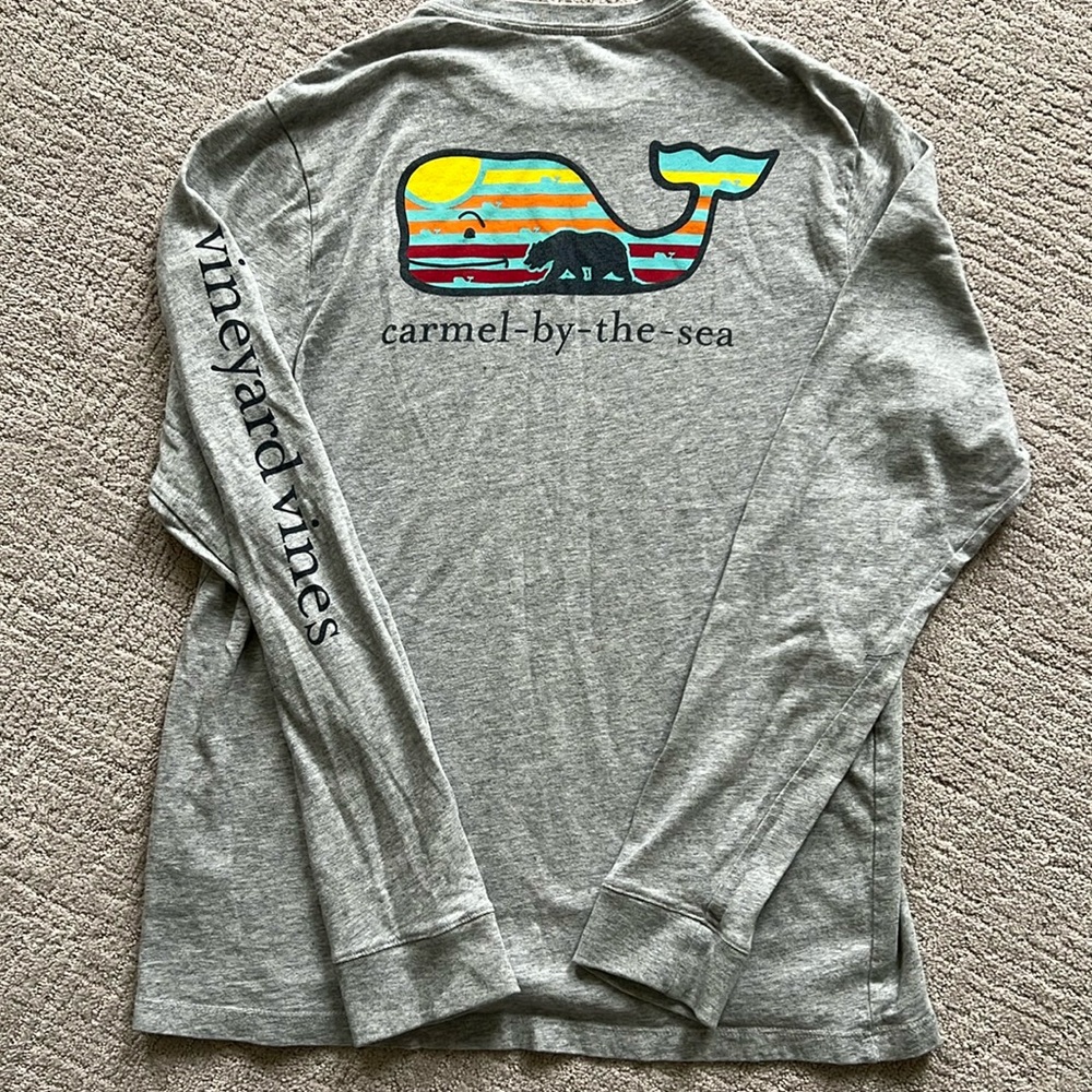 Vineyard Vines Carmel CA Whale Logo Tee